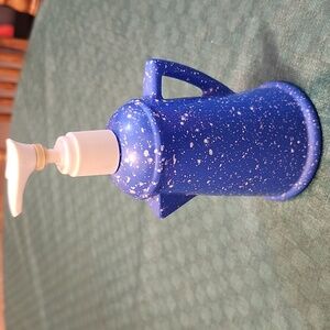 Vintage Avon Country Style Coffee Pot Lotion Dispenser With Original Box - Empty